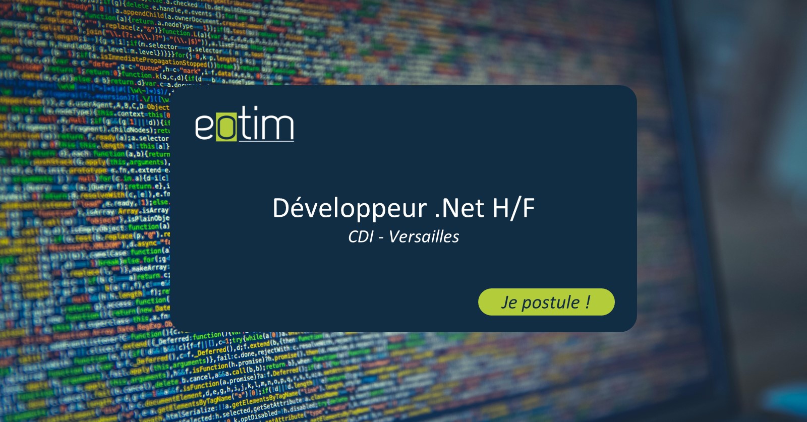Développeur .NET H/F