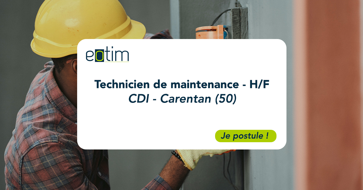 Technicien de maintenance H/F