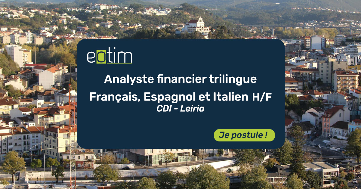 Analyste financier bilingue Français et Italien H/F