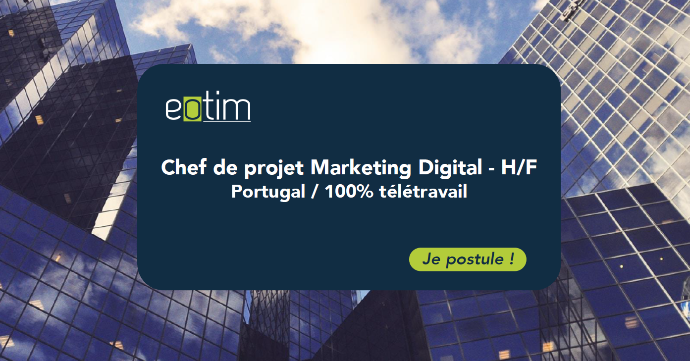 Chef de projet marketing digital H/F