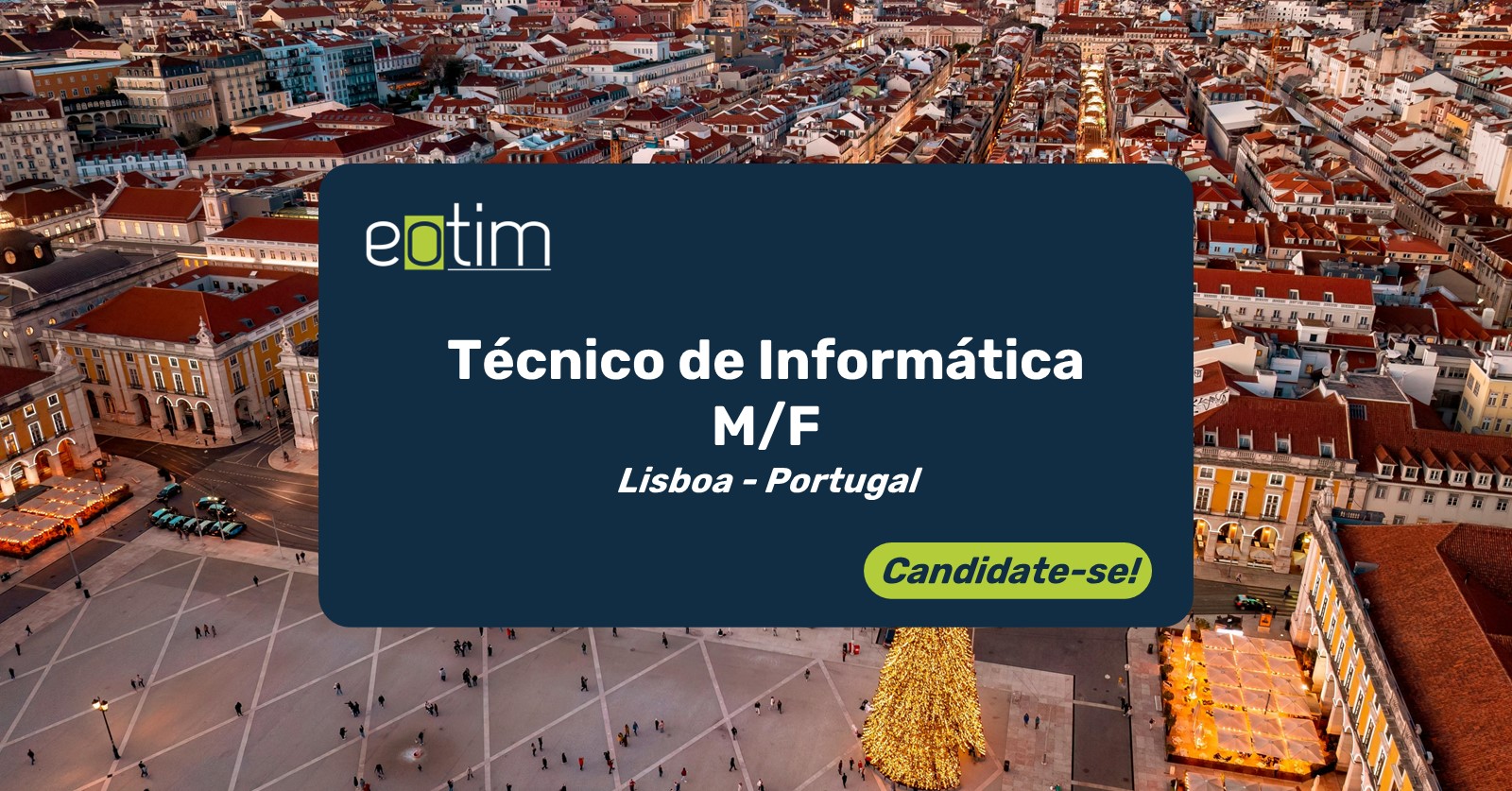 Técnico de informática (M/F)